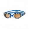 ZOGGS Predator Flex Polarized Ultra Blue Grey Copper Silver Smaller Fit - Lunettes Polarisées Triathlon et natation