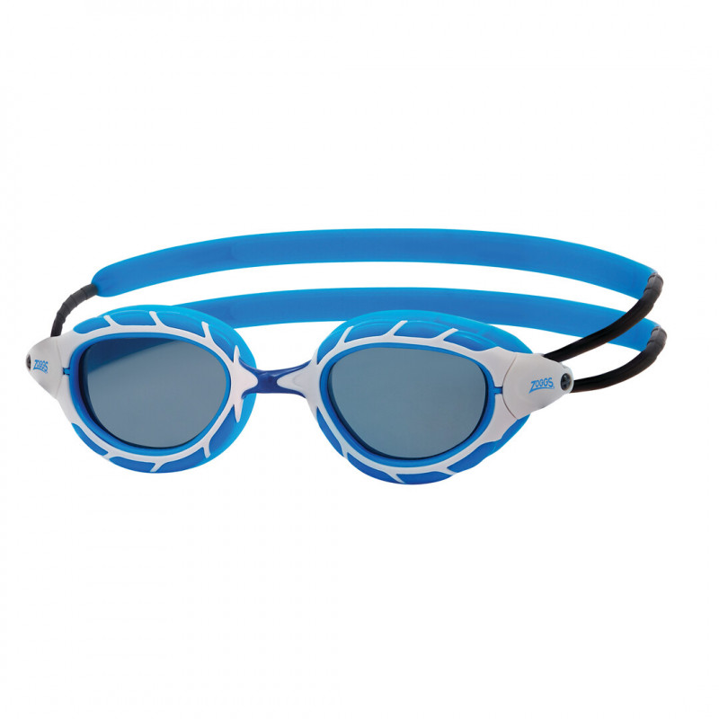 ZOGGS Predator Blue White Tinted Smoke Regular Fit - Lunettes Natation