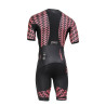 Zoggs RUSHER PRO SHORTY MAN Black Red - Combinaison Swimrun Homme