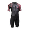 Zoggs RUSHER PRO SHORTY MAN Black Red - Combinaison Swimrun Homme