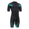 Zoggs PACER Tour SHORTY Black Blue - Combinaison Swimrun Homme