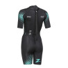 Zoggs PACER Tour SHORTY Black Blue - Combinaison Swimrun Femme