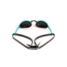 ARENA Cobra Ultra Swipe Mirror - Emerald Peacock - Lunettes Natation Bleu Verres Argent