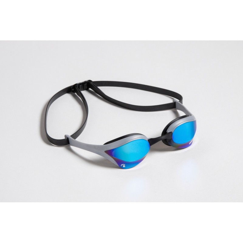 ARENA Cobra Ultra Swipe Mirror - Blue Silver - Collection Bishamon - Lunettes Natation