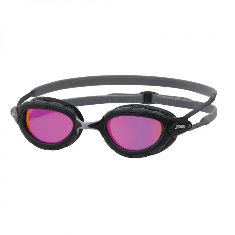 ZOGGS Predator Titanium Regular Fit - Grey Black Mirrored Pink Silver  - Lunettes Natation et Triathlon