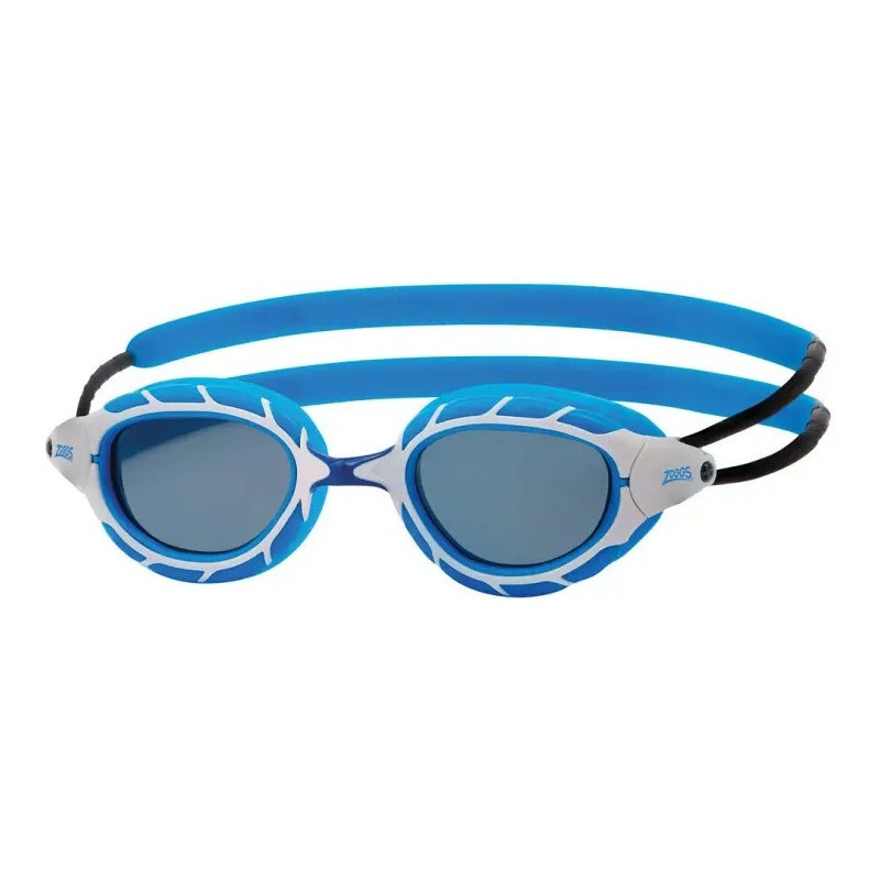 ZOGGS Predator Blue White Tinted Smoke Smaller Fit - Lunettes Triathlon et Eau LIbre