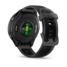 GARMIN Forerunner 570 47mm  -  Aluminium Slate avec bracelet noir translucide/noir Montre GPS Running