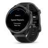 GARMIN Forerunner 570 47mm  -  Aluminium Slate avec bracelet noir translucide/noir Montre GPS Running