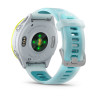 GARMIN Forerunner 570 47mm - Aluminium jaune avec bracelet blanc translucide/Turquoise-  Montre GPS Running