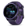 GARMIN Forerunner 570 47mm - Aluminium indigo avec bracelet violet translucide/Indigo-  Montre GPS Running