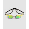 ARENA Cobra Ultra Swipe Mirror - Emerald Cyber Lime - Lunettes Natation Bleu Verres Argent