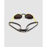 ARENA Cobra Ultra Swipe Mirror - Emerald Cyber Lime - Lunettes Natation Bleu Verres Argent