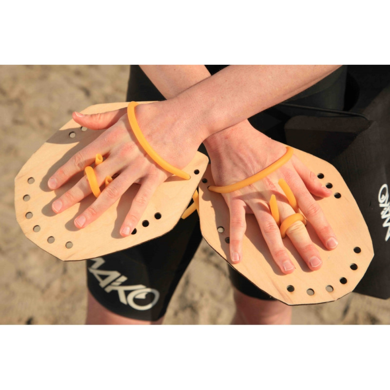 Plaquettes de natation en bois Hydrawoodtech