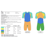 MAKO LS3 Homme (Nouveauté 2026) - Combinaison Swimrun Homme Néoprène