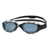 ZOGGS Predator Black Grey Tint Smoke Regular - Lunettes triathlon et eau libre