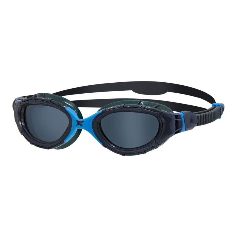 ZOGGS Predator Flex Grey Blue Tint Blue Regular- Lunettes triathlon et eau libre