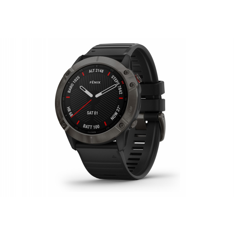 fenix 6x sapphire carbon gray