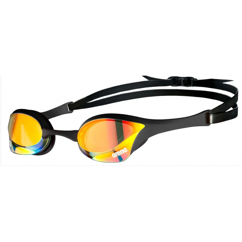 ARENA Cobra Ultra Swipe Mirror - Yellow Copper Black - Lunette Natation Noir Verres Jaunes ARENA Cobra Ultra Swipe Mirror - Yellow Copper Black - Lunette Natation Noir Verres Jaunes