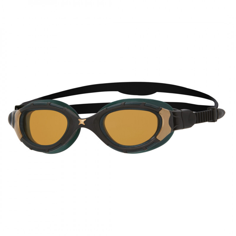 Zoggs Predator Flex Polarized ULTRA REACTOR Regular Fit - Black / Metallic Gold / Copper - Lunettes triathlon et natation Zoggs Predator Flex Polarized ULTRA REACTOR Regular Fit - Black / Metallic Gold / Copper - Lunettes triathlon et natation