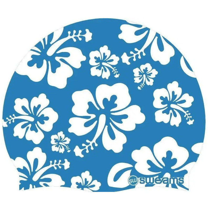 Bonnet  de bain SWEAMS Hawaiano - Blue