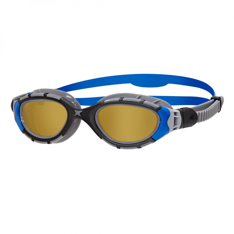 ZOGGS Predator Flex Polarisées Ultra - Smaller fit Black Blue Copper - Lunettes Triathlon et natation ZOGGS Predator Flex Polarisées Ultra - Smaller fit Black Blue Copper - Lunettes Triathlon et natation